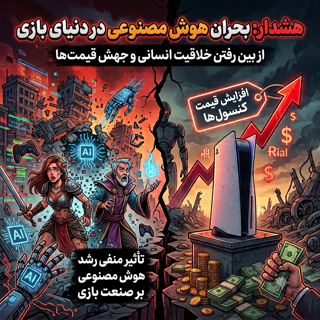 تأثیر منفی رشد هوش مصنوعی بر صنعت بازیهای کامپیوتری و افزایش قیمت کنسولها و لوازم گیمینگ